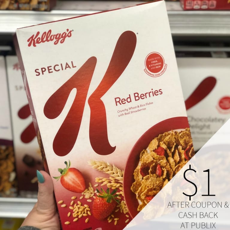 Big Boxes Of Kellogg’s Special K Cereal As Low As 91¢ Per Box At Publix