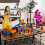 212-Piece Magnetic Tile Car Racetrack STEM Building Toy Set $59.99 After Code (Reg. $64.99) + Free Shipping | Includes 2 Toy Cars