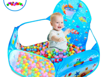 Kid’s Ball Pit Pop Up Play Tent $9.08 After Code (Reg. $18.16)