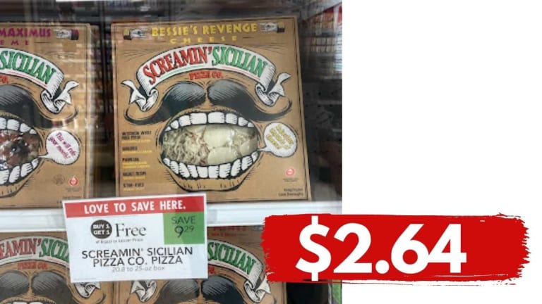 Screamin Sicilian Pizza for $2.64 at Publix