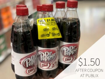 Dr Pepper 6-Packs As Low As $2.15 At Publix