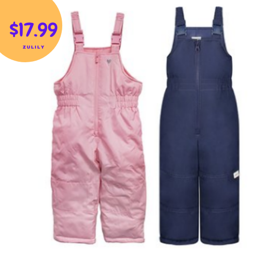 Today Only! Toddler & Kid’s Snow Bibs $17.19 (Reg. $56) | Carter’s & OshKosh