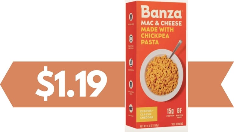 Banza Chickpea Mac & Cheese for $1.19 at Target