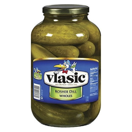 4 Pack Vlasic Kosher Dill Whole Pickles 128 Fl Oz Jars as low as $23.59 Shipped Free (Reg. $36.29) | $5.90 per jar!