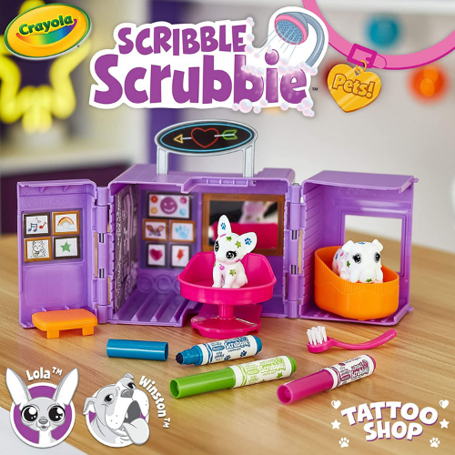 Crayola Scribble Scrubbie Pets Tattoo Shop Set $7.49 (Reg. $15.49)