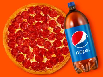 Little Caesars: Large Pepperoni or Cheese Pizza & 2-Liter Pepsi only $6.26!