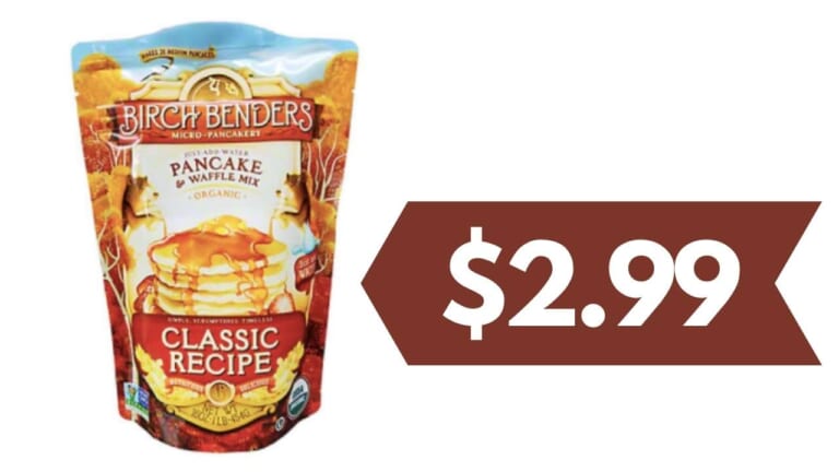 $2.99 Birch Benders Pancake & Waffle Mix