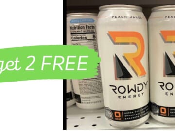 Get 2 FREE Rowdy Energy Drinks with Mobile Rebates