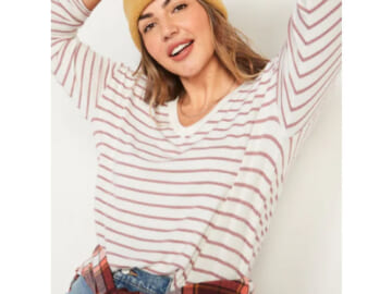 Today Only! $8 Old Navy Plush Tees for Women + $7 for Girls