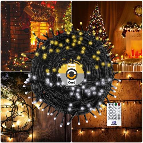 Christmas Dual Color LED String Lights, 2 in 1 $12.49 After Code (Reg. $24.98)