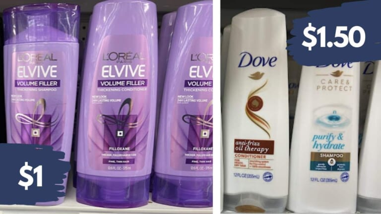 Dove & L’Oreal Elvive Hair Care for as Low as $1 at CVS