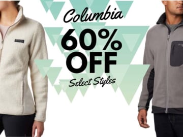 Columbia Code | Zip Fleece Jacket for $23.99