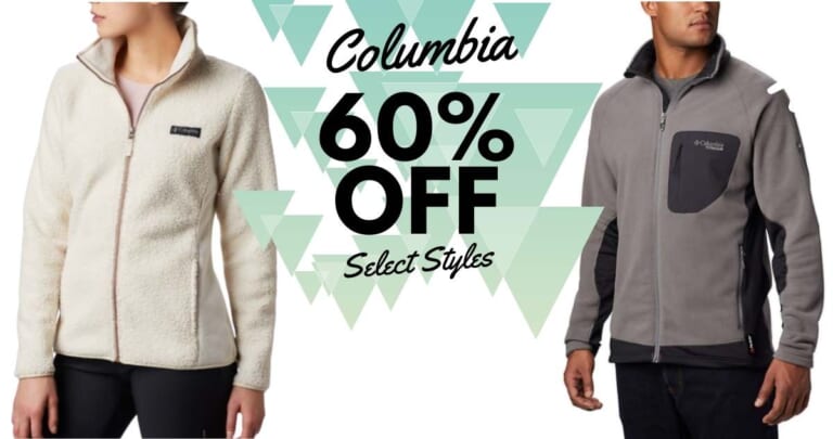 Columbia Code | Zip Fleece Jacket for $23.99