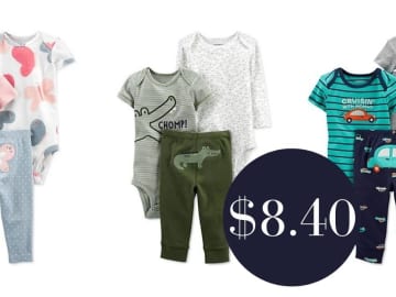 Carter’s Baby 3 or 4-Piece Sets for $8.40