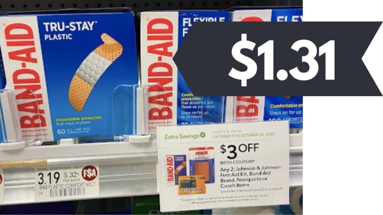 $1.31 Tru-Stick Band-Aids with Stacking Coupons