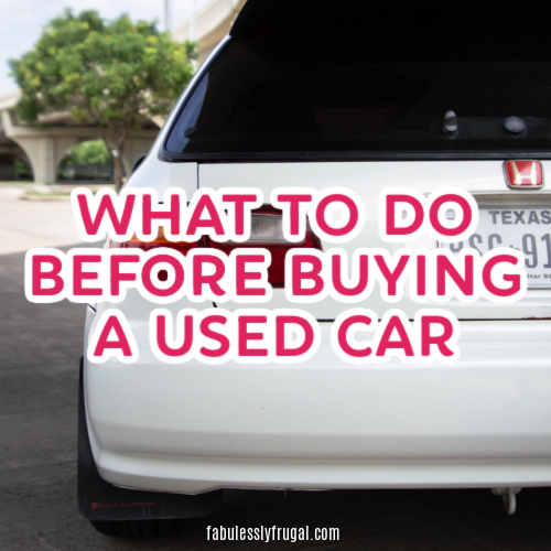 What You Need To Consider Before Buying A Used Car