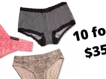 Macy’s Sale | Underwear 10 for $35