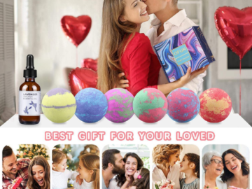 6-Pack Color Large Lush Bath Bombs with  1 Bottle of Lavender Essential Oil $11.49 After Code (Reg. $22.99)