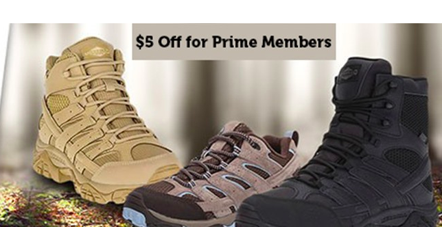 Merrell Shoes for Men and Women Sale + Extra $5 off and free shipping for Prime Members!