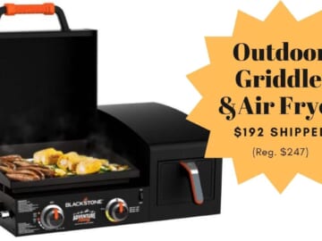 blackstone griddle and air fryer