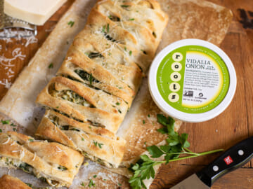 Find New Roots Dips & Spread In The Deli At Your Local Publix – Try My Cheesy Chicken & Spinach Vidalia Onion Braid