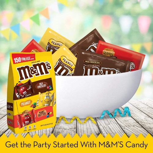 150-Count M&M’S Variety Mix Chocolate Fun Size Candy Bags as low as $23.28 Shipped Free (Reg. $32) – $0.16/ piece