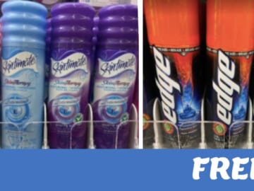 FREE Edge or Skintimate Shave Gel | Kroger Mega Deal