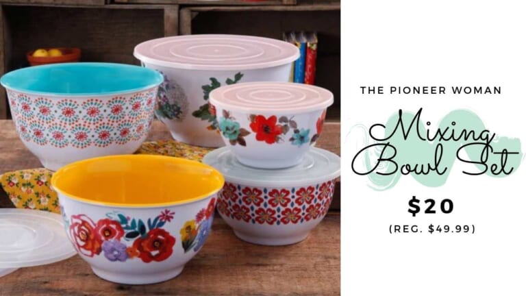 pioneer woman mixing bowl set