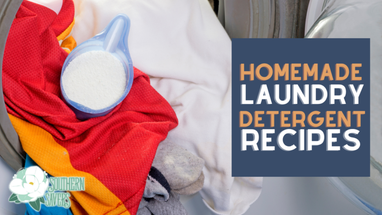 Recipes for Homemade Laundry Detergent