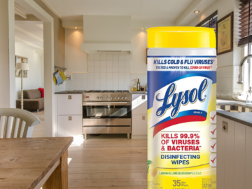 35-Count Lysol Multi-Surface Antibacterial Cleaning Wipes $2.08 (Reg. $11.97) | 6¢ each wipe!