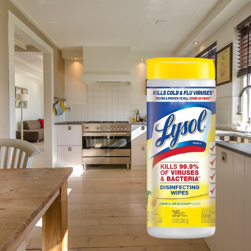 35-Count Lysol Multi-Surface Antibacterial Cleaning Wipes $2.08 (Reg. $11.97) | 6¢ each wipe!