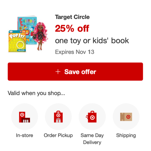 Target: Save An Extra 25% Off on One Toy Or Kids Book!