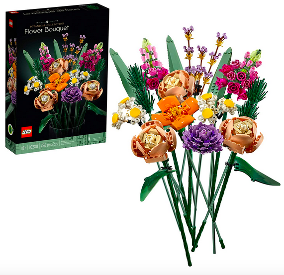 LEGO Flower Bouquet Building Kit