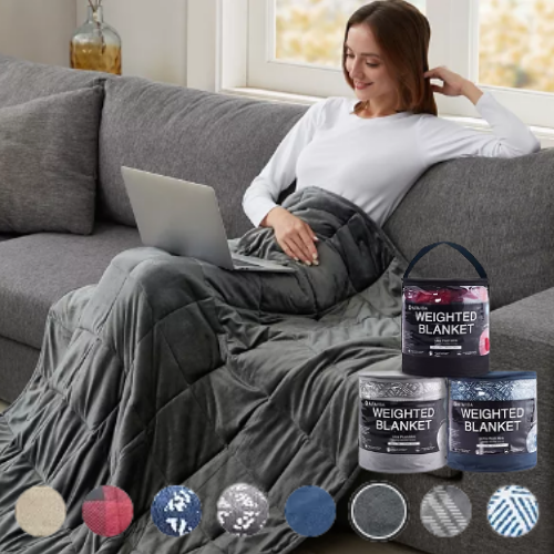 Ultra Plush Weighted Blanket $25.49 After Code (Reg. 80) + Earn 5 Kohl’s Cash + Free Curbside Pickup | Awesome Gift Idea!