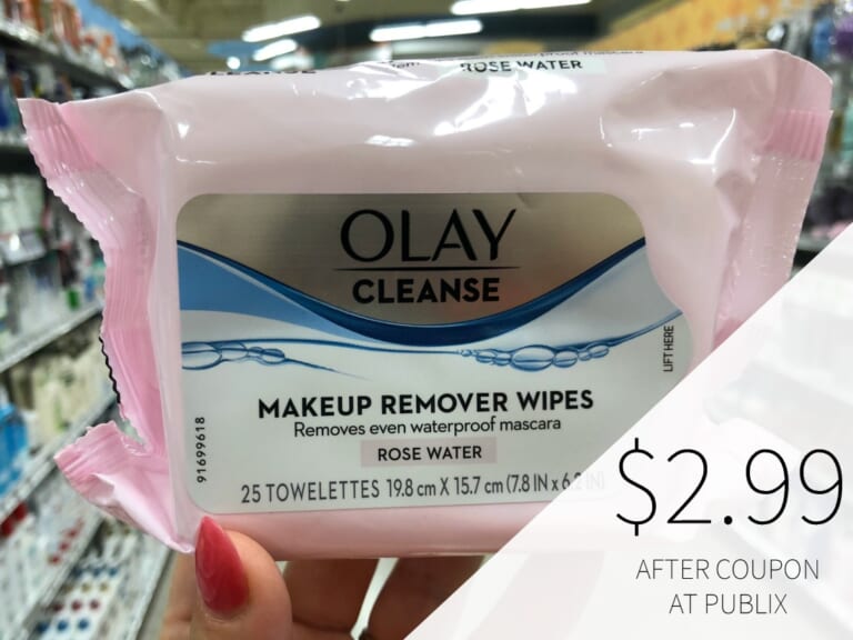 Olay Cleansing Wipes As Low As $2.99 At Publix