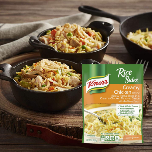 8-Pack Knorr Rice Sides, Creamy Chicken as low as $6.39 Shipped Free (Reg. $16.80) | 80¢ each pouch! – FAB Ratings!