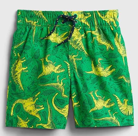 dino swim trunks