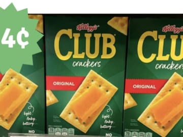 Keebler Town House or Club Crackers for as Low as 74¢