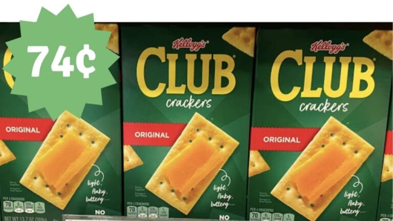 Keebler Town House or Club Crackers for as Low as 74¢