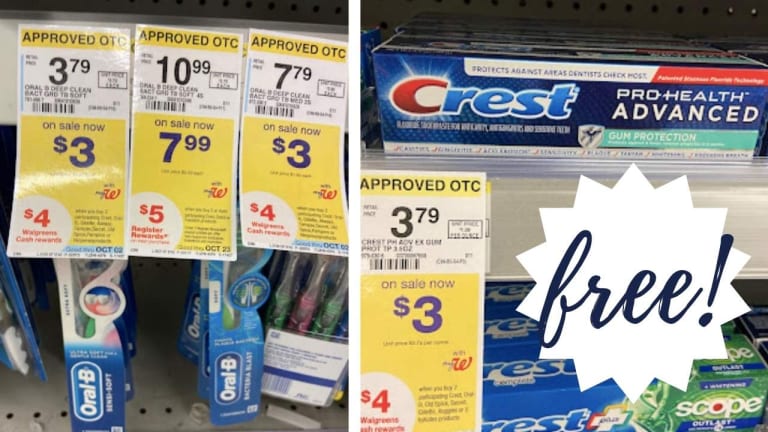 Get 5 Oral Care Items for FREE at Walgreens