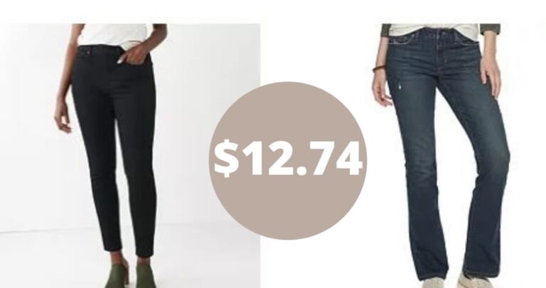 Sonoma Goods for Life Women’s Jeans for $12.74