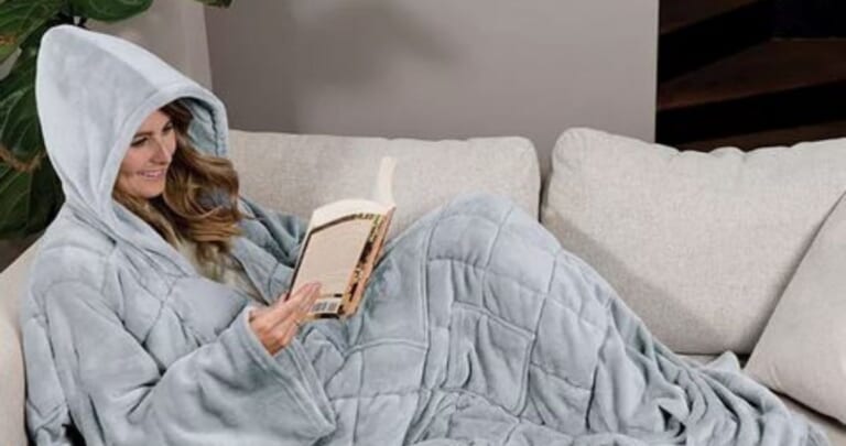 Ella Jayne Wearable Weighted Snuggle Blanket for $34.99 Shipped