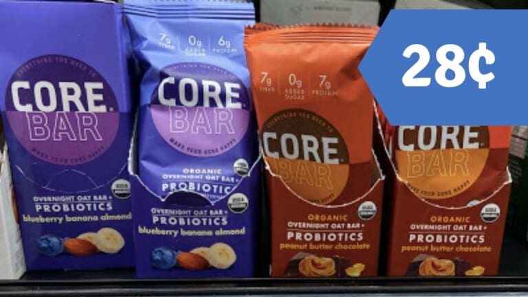 Get Up to 12 Core Organic Refrigerated Oat Bars for 28¢ Each