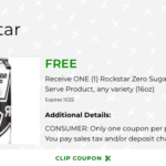 Publix Digital Coupon | FREE Rockstar Energy Drink