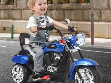 Walmart Early Black Friday! Costway 3 Wheel Kids Ride On Electric Motorcycle $139.99 Shipped Free (Reg. $284.99) | Perfect Gift to Surprise Your Kids