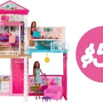 Barbie Dollhouse & Furniture Set With 3 Dolls for $59 Shipped