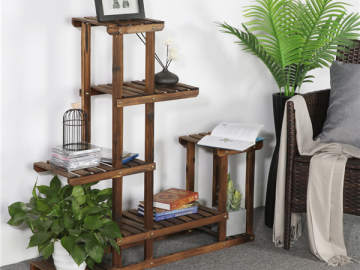 Display your Plants and Decor with this 6-Shelf Wooden Stand Just $37.99