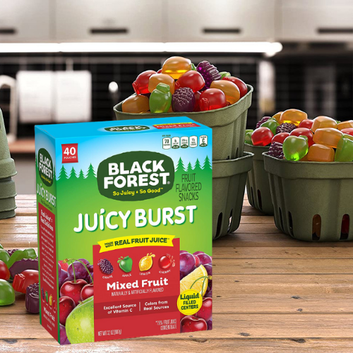 40 Count Black Forest Fruit Snacks Juicy Bursts Pouches as low as $5.47 Shipped Free (Reg. $6.43) | FAB Ratings! Just 13¢/Pouch