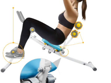 Core & Abdominal Trainer Machine with LCD Display $77.99 After Code (Reg. $129.99) + Free Shipping