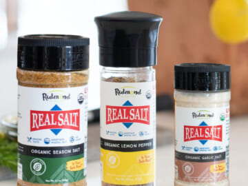 Check Out These Must Have Seasonings from Redmond Real Sea Salt, Natural and Made in the USA, Save 15% Off!